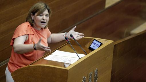 Imagen de Isabel Bonig durante su intervención