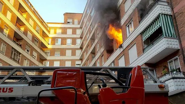 Incendio en una vivienda de Salamanca