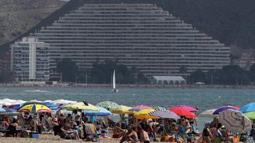 Imagen tomada este domingo en Cullera