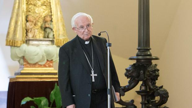 El cardenal Cañizares, durante la celebración de la solemnidad de San Pedroy San Pablo