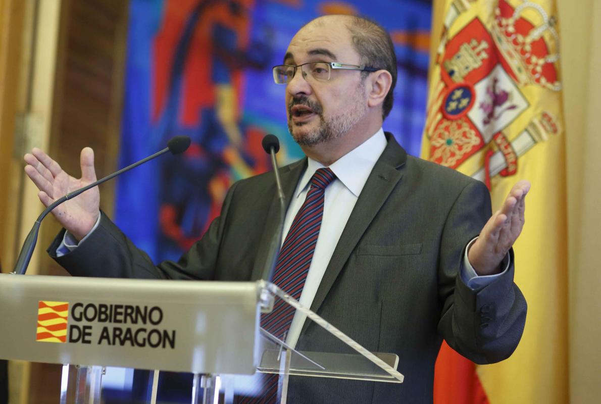 Javier Lambán, presidente de Aragón y doctor en Historia