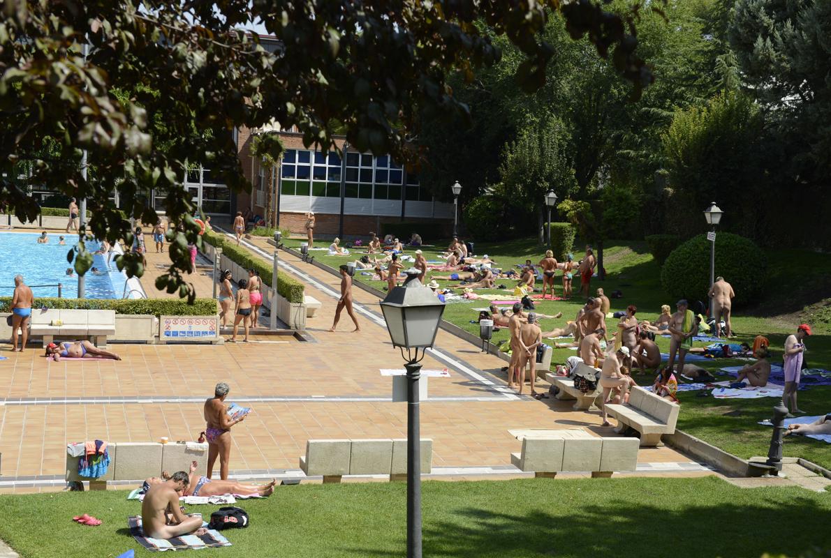 Jornada sin banador en la piscina municipal de la Casa de Campo, el año pasado