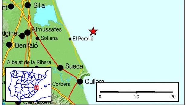 Un pequeño seísmo de magnitud 2,9 en Sueca no causa daños ni heridos