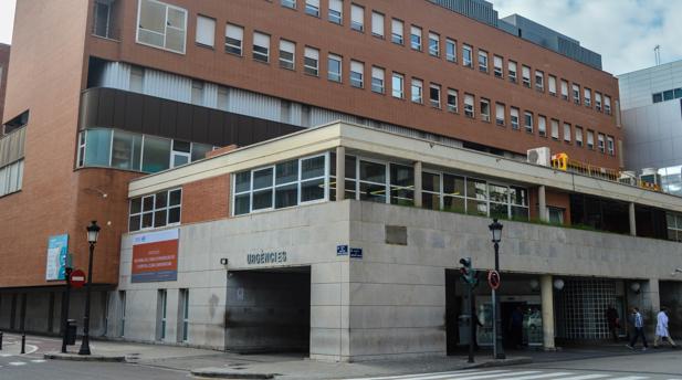 Imagen del acceso a Urgencias del hospital Clínico de Valencia