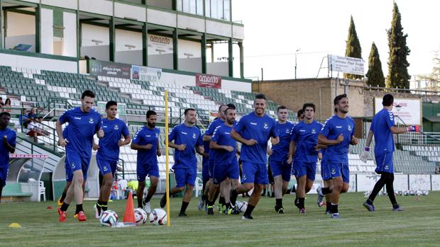 Primer entrenamiento del toledo en el Salto del Caballo