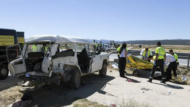 El accidente de Salobral (Ávila) segó la vida de tres mujeres el pasado jueves