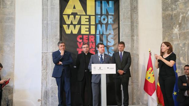 Presentacón de la exposición en la catedral de Cuenca