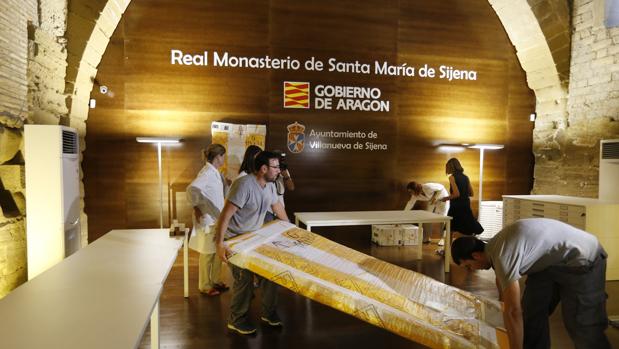 Aragón recibió una parte de los bienes el pasado martes