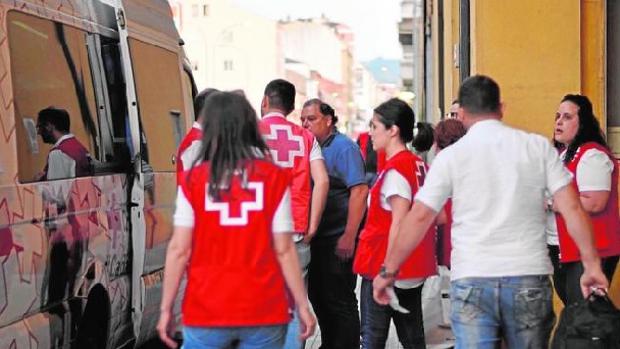 Cruz Roja recibió la pasada semana los primeros refugiados sirios que han llegado a Galicia