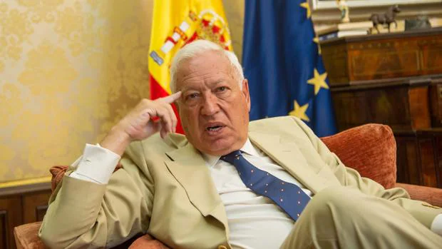 José Manuel García-Margallo, el viernes en su despacho del Ministerio de Asuntos Exteriores