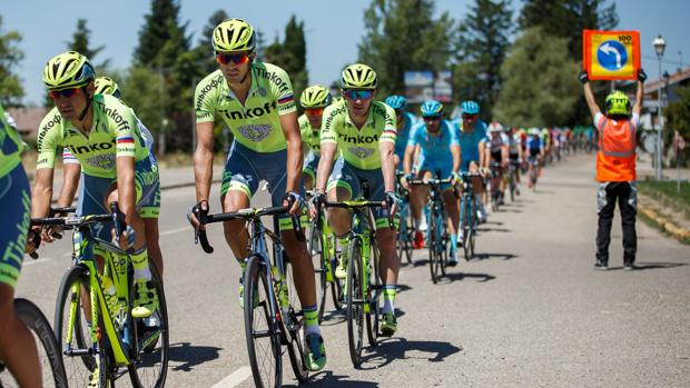 El Tinkoff, equipo de Alberto Contador, ha quedado octavo en esta contrarreloj por equipos