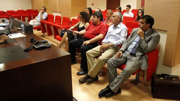 Abogados del turno de oficio en la celebración del Día de la Justicia Gratuita en el Colegio de Toledo