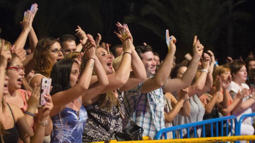 El público, durante el recital.