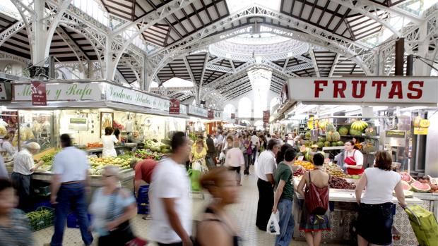 Imagen de archivo del Mercado Central de Valencia