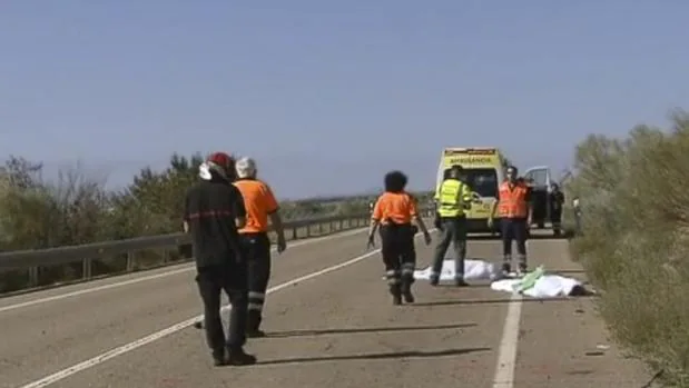 El atropello mortal se produjo en la N-330, a la altura de Botorrita (Zaragoza), el pasado 21 de agost