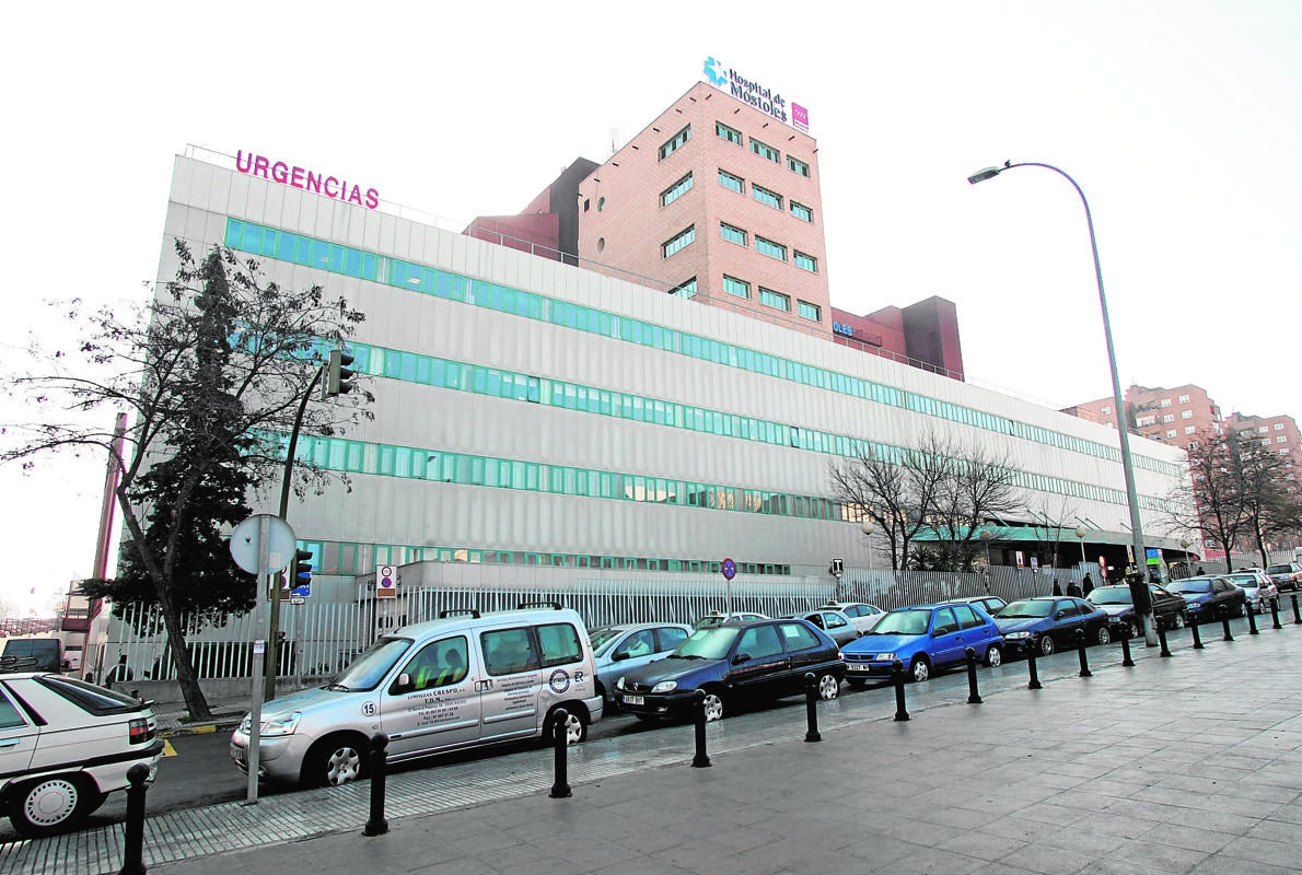 Acceso a Urgencias del Hospital de Móstoles