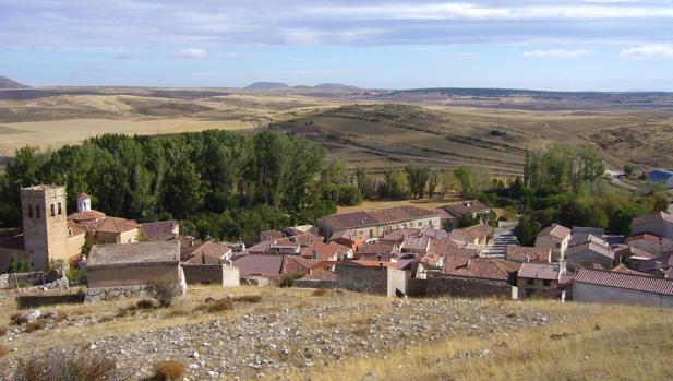 Vista general del pueblo de Tartanedo, con apenas 150 habitantes