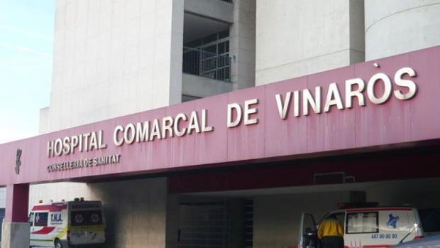 Imagen de la entrada del Hospital Comarcal de Vinaròs (Castellón)