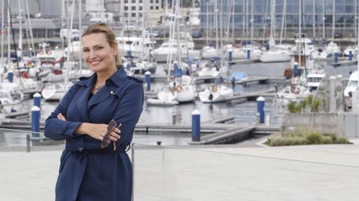 Arteta, frente al puerto deportivo de La Coruña, en el centro de la ciudad