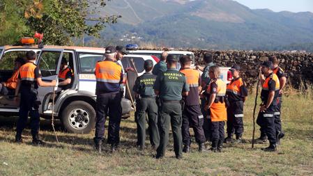 Labores de búsqueda en A Pobra, este viernes