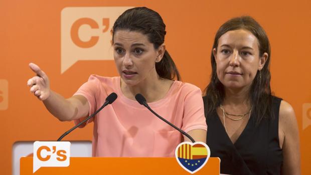 Inés Arrimadas, esta semana en una atención a los medios