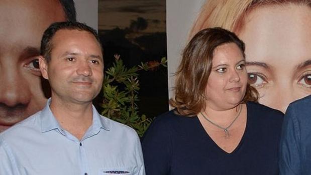 Gustavo Viera y Beatriz Calzada, presidenta de CC en Las Palmas capital