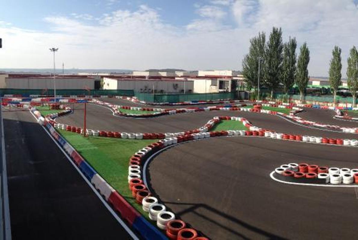 Vista panorámica del Karting de Rivas