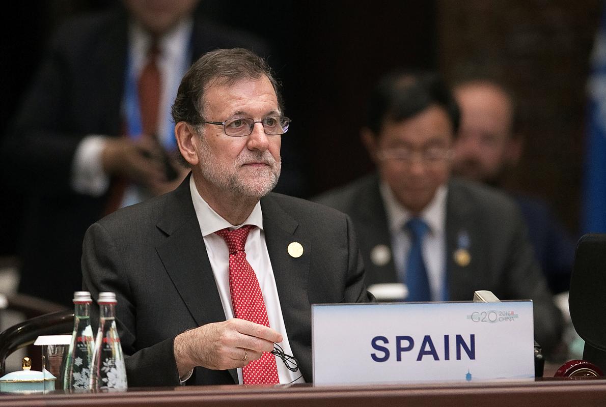 Mariano Rajoy , en la sesión de inauguración de la cumbre del G-20