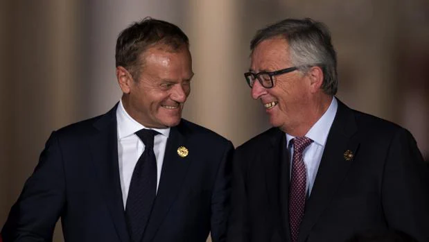  Donald Tusk y Jean-Claude Juncker