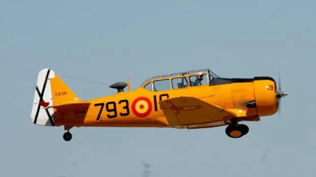 Una aeronave de la colección en pleno vuelo