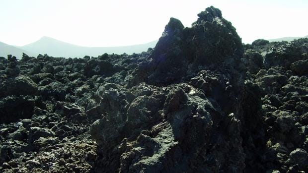 Rocas volcánicas en Lanzarote