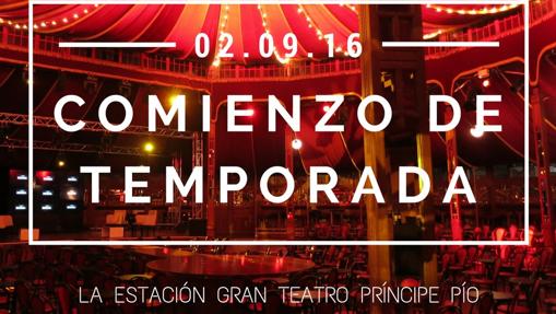 Llega la temporada de otoño al Gran Teatro Príncipe Pío