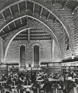 Sala de lectura de la Biblioteca de Cataluña (1958)