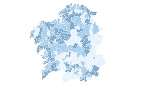 11 mapas que resumen los resultados en Galicia y País Vasco