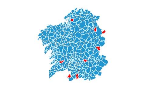 11 mapas que resumen los resultados en Galicia y País Vasco