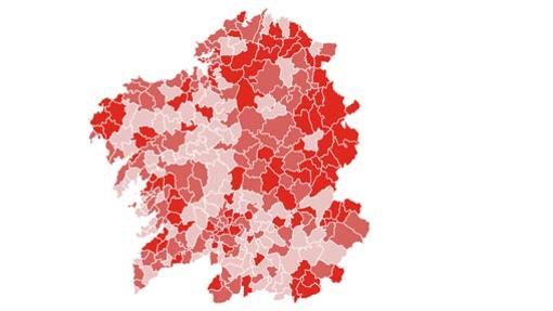 11 mapas que resumen los resultados en Galicia y País Vasco