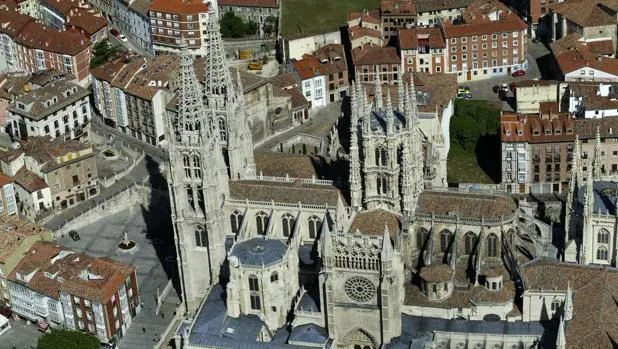 Vista aérea de la Catedral, el monumento más visitado de este verano