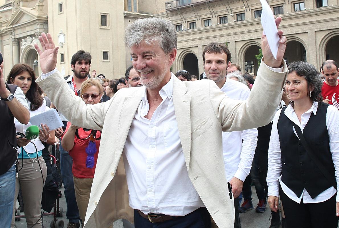 Pedro Santisteve, alcalde de Zaragoza por la coalición ZEC y excandidato al Congreso de Unidos Podemos