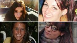 Las cuatro víctimas mortales de la tragedia: Cristina, Rocío, Katia y Belén