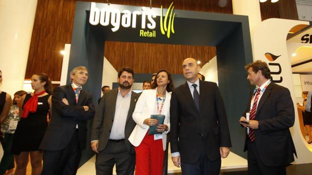Visita instituacional a la inauguración del congreso nacional de los centros comerciales en Alicante