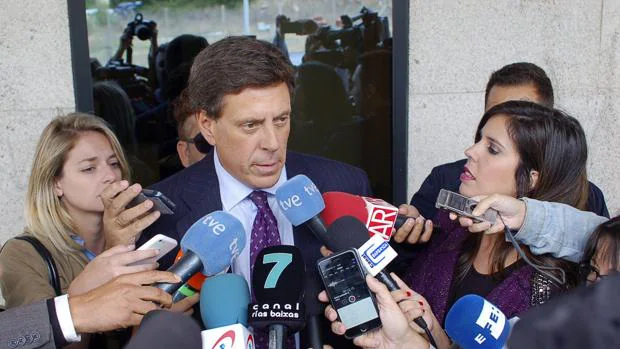 Juan Carlos Quer en una de sus comparecencias ante los medios de comunicación