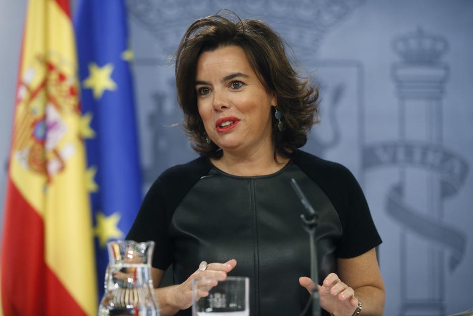 Soraya Sáenz de Santamaría, vicepresidenta del Gobierno