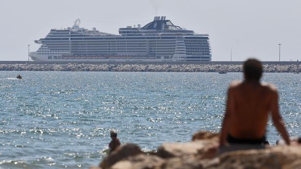 Imagen tomada en la playa de Las Arenas de Valencia