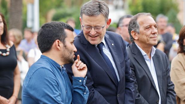 Vicent Marzà, Ximo Puig y Miguel Soler, en una imagen de archivo