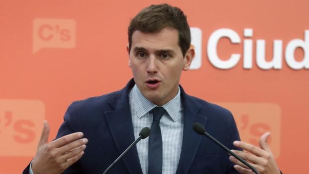 Albert Rivera, en una comparecencia reciente