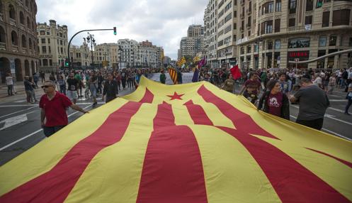 Imagen de la manifestación celebrada el pasado domingo en Valencia