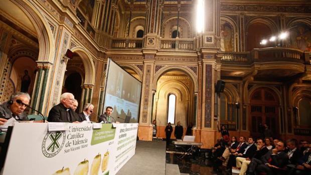Un momento del congreso mundial contra el hambre celebrado esta semana en Valencia
