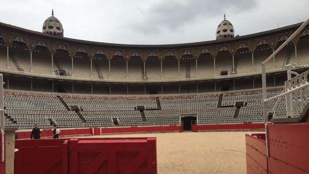 Una imagen tomada este mediodía en el interior de la Monumental