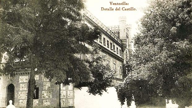 Palacio de «La Ventosilla», en Polán, uno de los cazaderos más reconocidos de la provincia de Toledo (Colección de postales del Centro de Estudios de Castilla-La Mancha, UCLM)