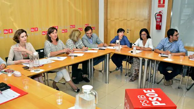 Reunión de urgencia del Comité de Dirección de los socialistas baleares